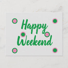 Happy Weekend Briefkaart