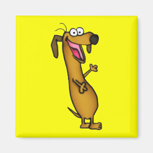 Happy Weenie Magnet