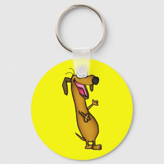Happy Weenie Sleutelhanger (Voorkant)