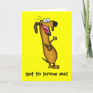 Happy Weenie Wenskaart Kaart
