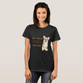 Happy Welsh Corgi Pembroke - CORGI MAMA T-shirt (Voorkant volledig)
