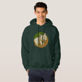 Happy Westie on Nature Trail Hoodie (Voorkant volledig)