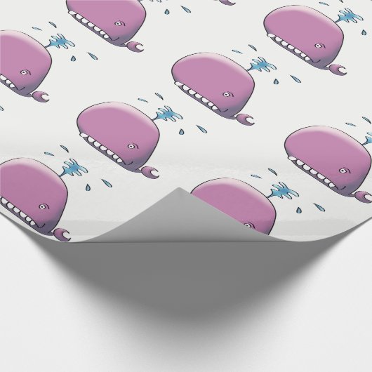 Happy Whale Cadeaupapier (Hoek)