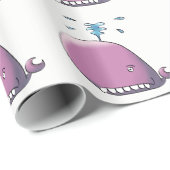 Happy Whale Cadeaupapier (Rol Hoek)