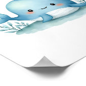 Happy Whale Poster (Hoek)