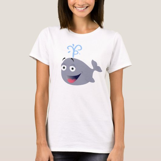 Happy Whale T-shirt (Voorkant)
