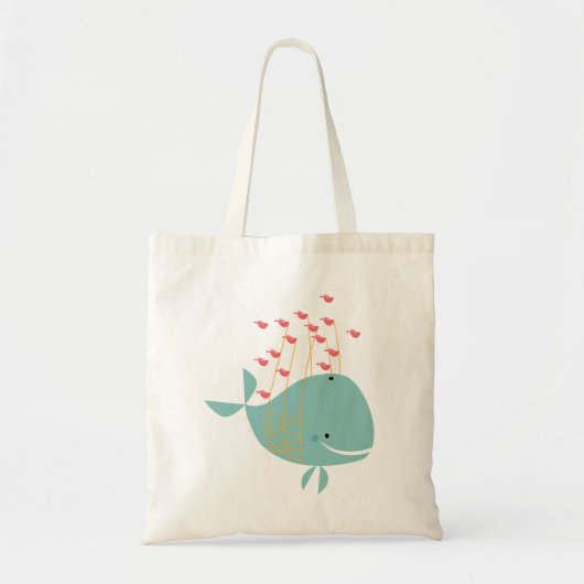 Happy Whale Tote Bag (Voorkant)