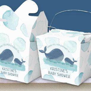 Happy Whales Ocean Bubbles Baby shower Bedankdoosjes