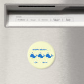 Happy Whales to You magneet (Insitu (Vaatwasser))