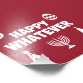 Happy What Holiday Foto Afdruk (Hoek)