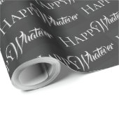 Happy What wrapping paper Cadeaupapier (Rol Hoek)