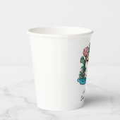 Happy Whimsical Frog Baby shower Papieren Bekers (Rechts)