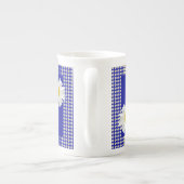 Happy White Daisy Chain Porselein Kop (Achterkant)