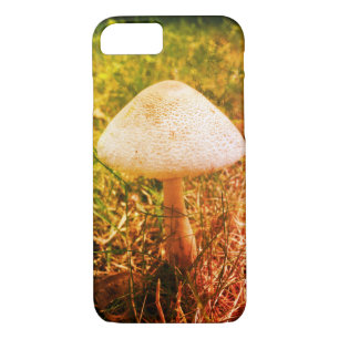 Happy White Natural Mushroom iPhone 8/7 Hoesje