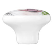 Happy white pitbull doodsbang keramische knop (Zijkant)