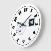 Happy White Tooth-klok Grote Klok (Hoek)