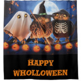 Happy Wholloween Douchegordijn (Voorkant)