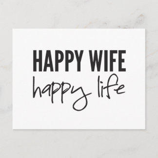 Happy Wife Briefkaart