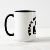 "Happy Wife Happy Life Coffee mok" Mok (Links)