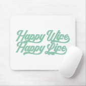 Happy Wife Happy Life Moederdag | Mousepad Muismat (Met muis)