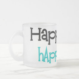 Happy Wife, happy Life-Tasse Matglas Koffiemok