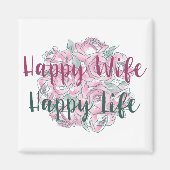 Happy Wife Magneet (Voorkant)