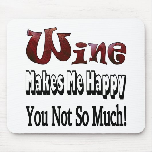 Happy Wine Muismat (Voorkant)