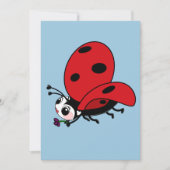Happy Wings Ladybug Kaart (Voorkant)
