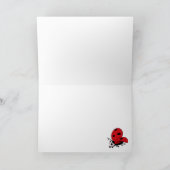Happy Wings Ladybug Kaart (Binnen)