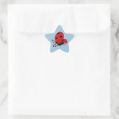 Happy Wings Ladybug Ster Sticker (Tas)