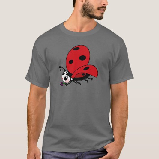Happy Wings Ladybug T-shirt (Voorkant)