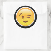 Happy Wink Eyes Emoji stickers (Tas)