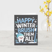 Happy Winter Bruhem All Teeth Dental Dentist Chris Kaart (Gele Bloem)