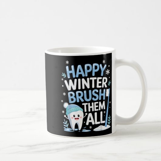 Happy Winter Bruhem All Teeth Dental Dentist Chris Koffiemok (Rechts)