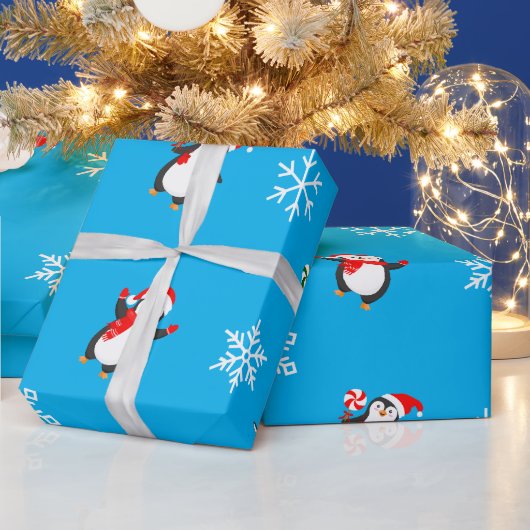 Happy Winter Holiday Wrapping Paper Cadeaupapier (Feestdagen)