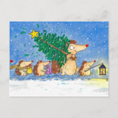 Happy Winter Holidays postcard by N. Janes Briefkaart (Voorkant)