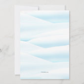 Happy Winter Nieuwe Thuisaankondiging Aankondiging (Achterkant)