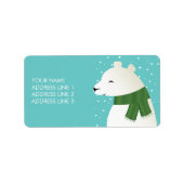 Happy Winter Polar Beer Etiket (Voorkant)