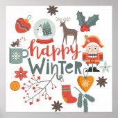 Happy Winter Poster (Voorkant)