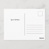 Happy Winter Snow Photo Briefkaart (Achterkant)