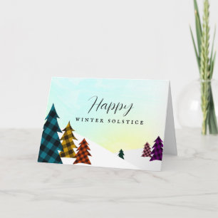 Happy Winter Solstice Alternate Holiday Kaart