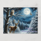 Happy Winter Solstice Groet Briefkaart (Voorkant)