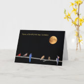 Happy Winter Solstice holiday Kaart (Gele Bloem)