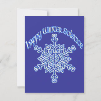 Happy Winter Solstice Kaart