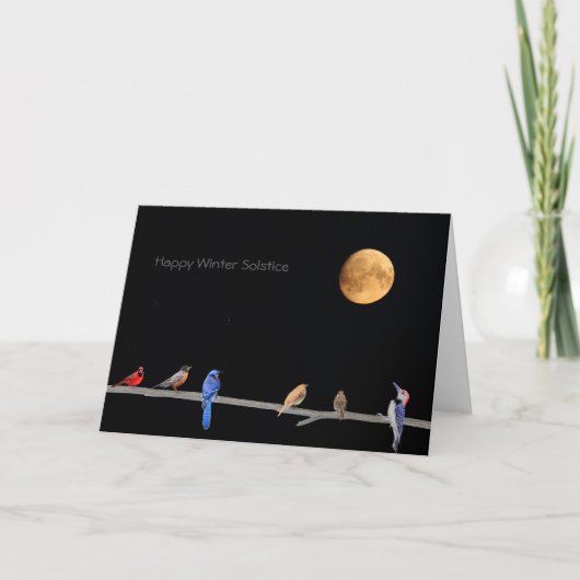 Happy Winter Solstice Kaart (Voorkant)