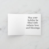 Happy Winter Solstice Scene Feestdagen Kaart (Binnen)