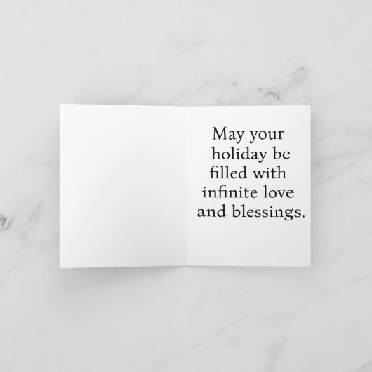 Happy Winter Solstice Scene Feestdagen Kaart (Binnen)