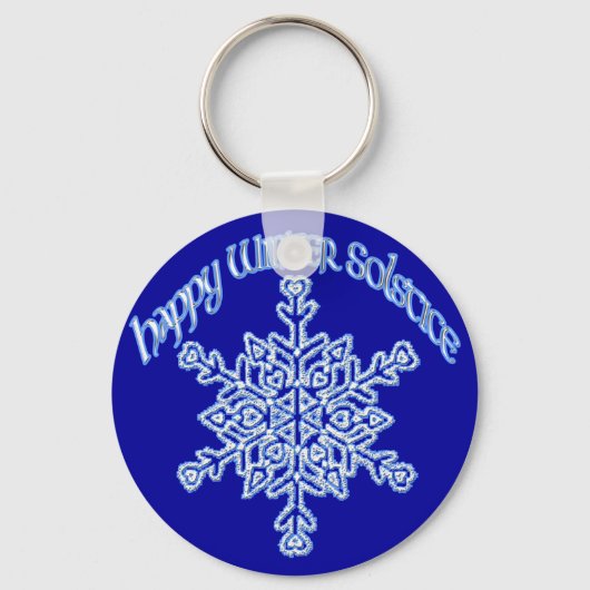 Happy Winter Solstice Sleutelhanger (Voorkant)
