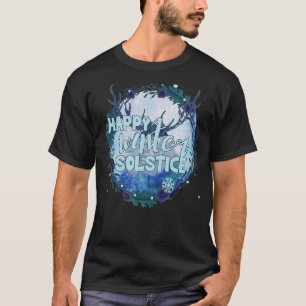 Happy Winter Solstice vieren het seizoen T-shirt