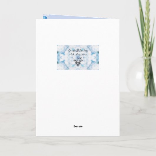 Happy Winter Solstice Yule Snow Kaart (Achterkant)